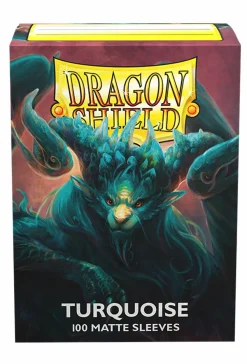 Arcane Tinmen Sleeves (Standard Size)>Dragon Shield - Standard: Turquoise Matte (100)