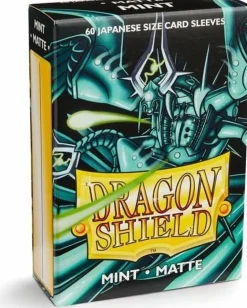 Arcane Tinmen Sleeves (Small Cards)>Dragon Shield Small Sleeves - Japanese Matte Mint (60 Sleeves)