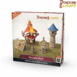 Archon Studios Miniaturen>Dungeons & Lasers - Village Pack