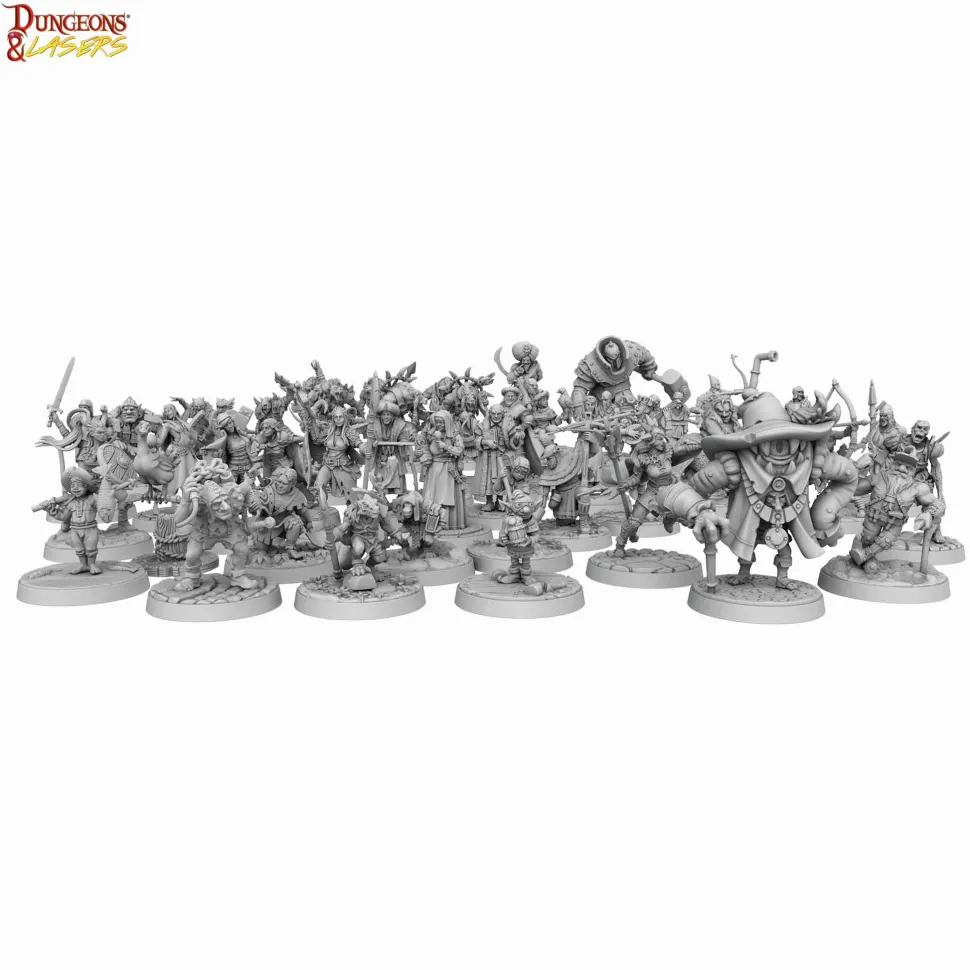 Archon Studios Miniaturen>Dungeons & Lasers Npcs Miniature Pack
