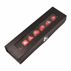 Ultra Pro Dobbelstenen>Dungeons And Dragons Heavy Metal Red & White Rpg Dice Set