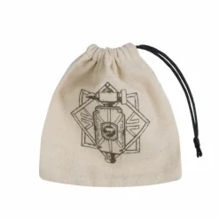 Q Workshop Dobbelstenen>Dwarven Beige & Black Basic Dice Bag