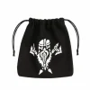 Q Workshop Dobbelstenen>Dwarven Black & White Dice Bag