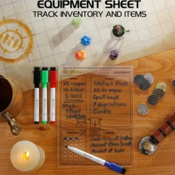 Enhance Gaming Opberg>Enhance Rpg Acrylic Character Sheet
