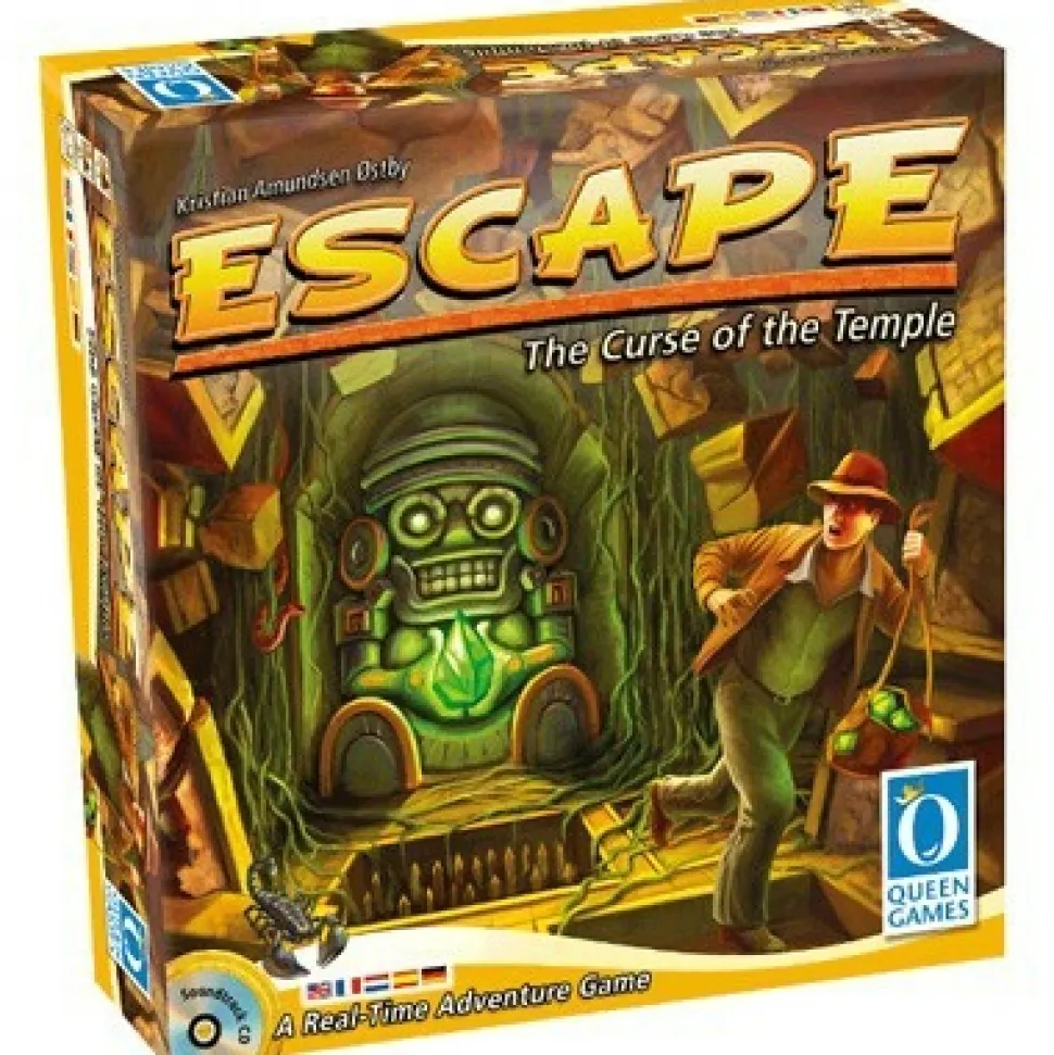 Queen Games Samenwerking Bordspel>Escape - The Curse Of The Temple - Intl