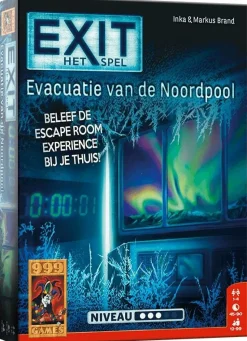 999 Games Exit>Exit - Evacuatie Van De Noordpool - Bordspel