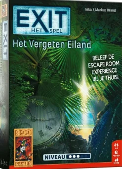 999 Games Exit>Exit - Het Vergeten Eiland - Bordspel