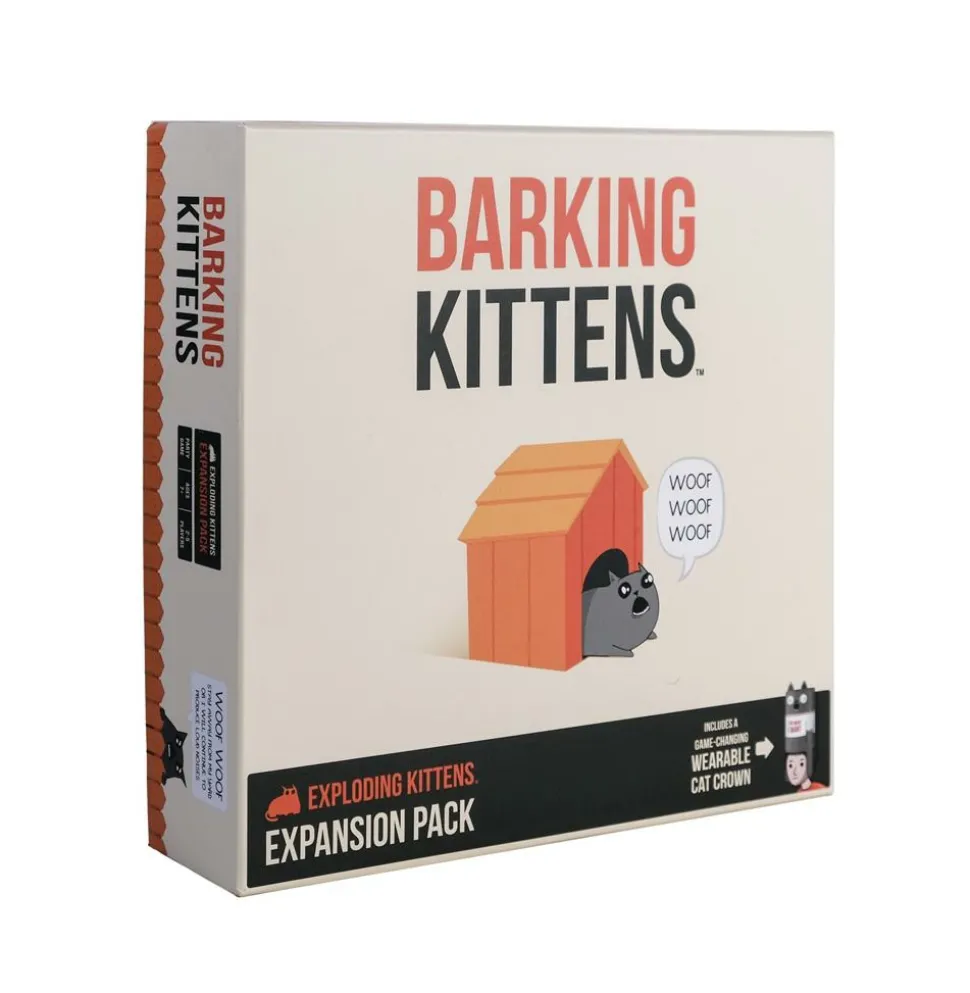 Exploding Kittens Kaartspellen>: Barking Kittens Expansion