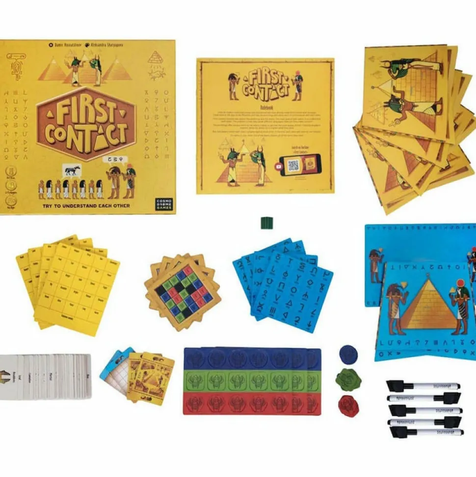 Cosmo Drome Games Samenwerking Bordspel>First Contact