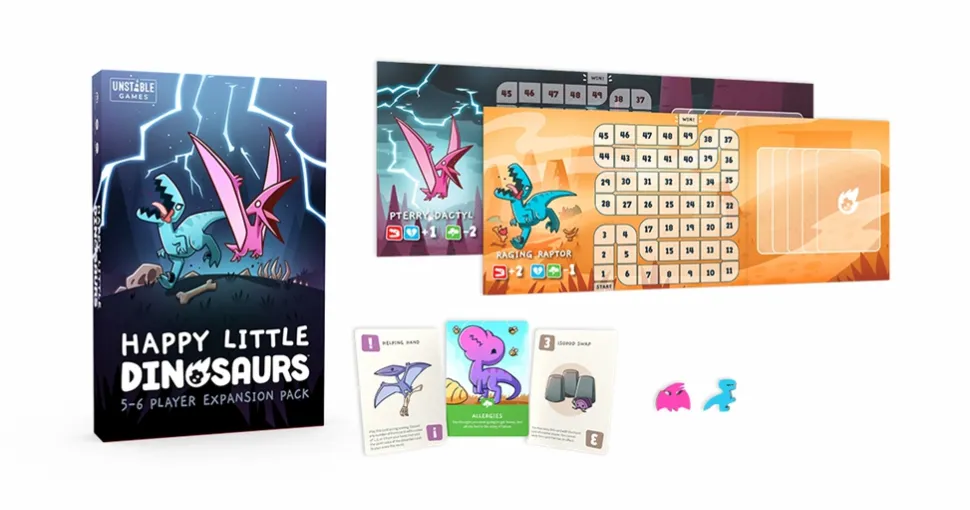 Teeturtle Kaartspellen>Happy Little Dinosaurs 5-6 Player Expansion