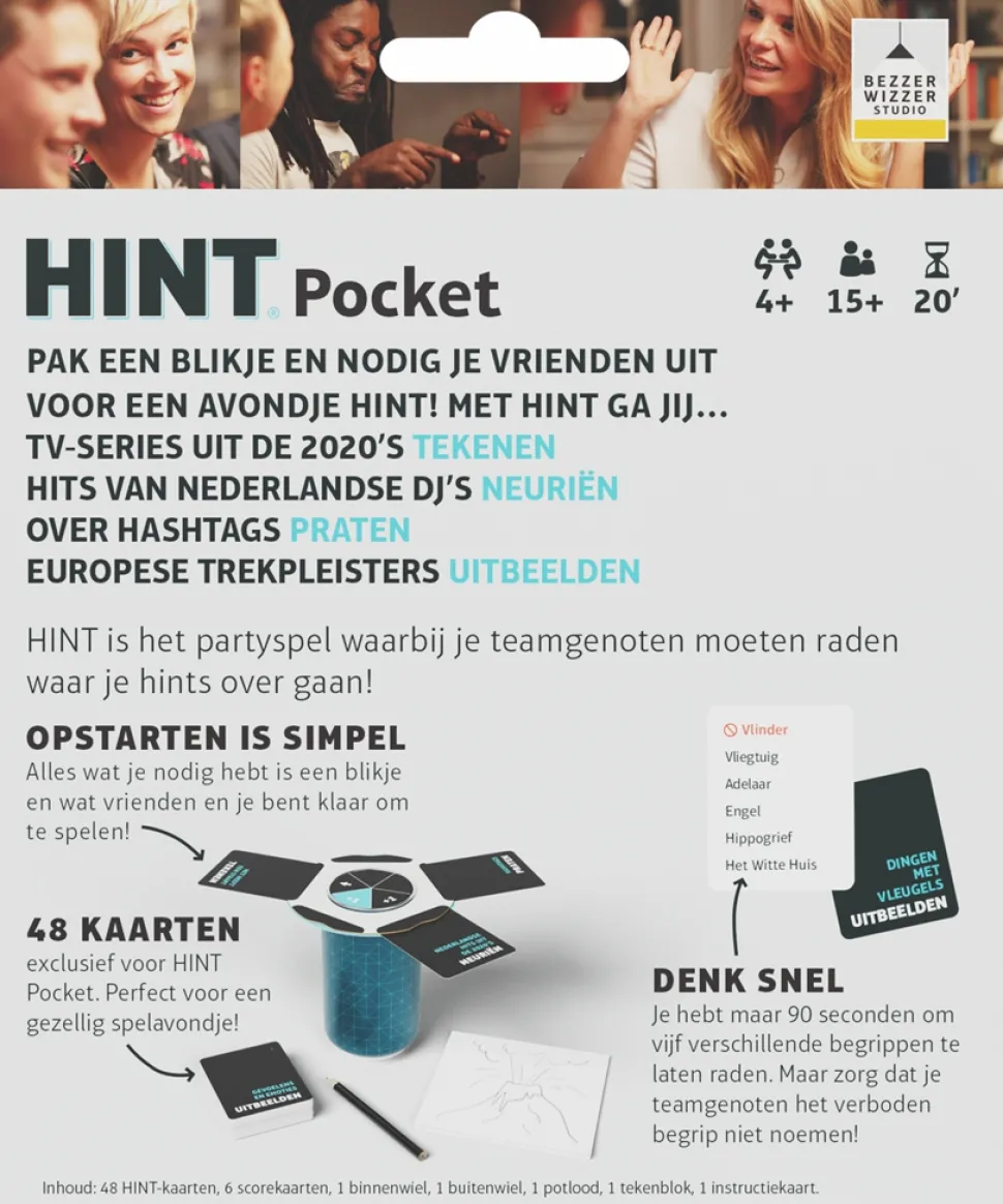 Bezzewizzer Partyspellen>Hint Pocket