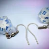 Chessex Oorbellen>Hook Earrings Borealis Icicle Mini-Poly D20