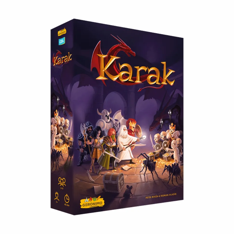 Geronimo Games Kinderspellen>Karak - Bordspel