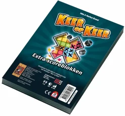 999 Games Dobbelspellen>Keer Op Keer Scoreblok 2 Stuks Level 1 - Dobbelspel