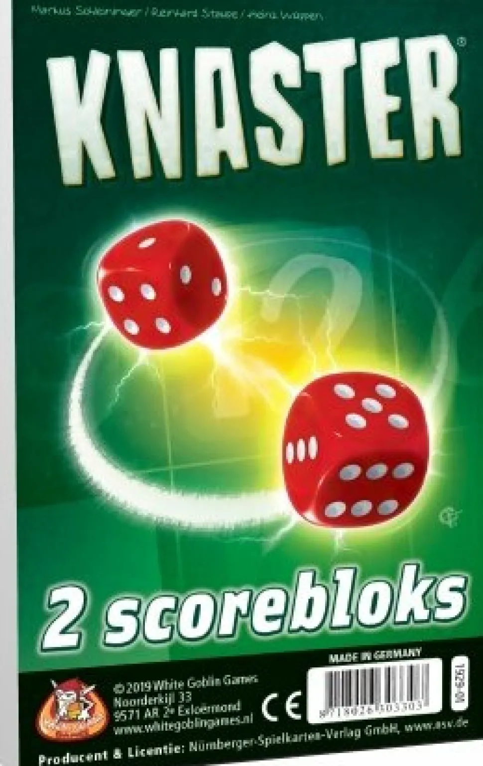 White Goblin Games Dobbelspellen>Knaster Bloks (Extra Scorebloks)