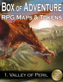 Loke Battlemats Battlemats>Loke Battle Mats' Box Of Adventure Valley Of Peril