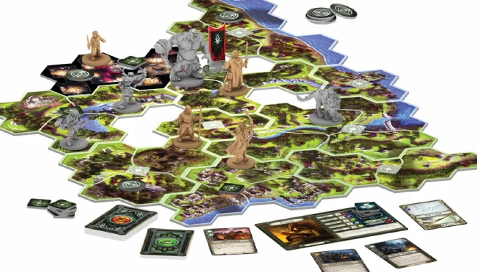 Fantasy Flight Games Samenwerking Bordspel>Lord Of The Rings Journeys In Middle-Earth