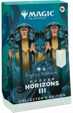 Wizards of the Coast Magic Series>Magic: Modern Horizons 3 - Collector Commander Deck: Tricky Terrain