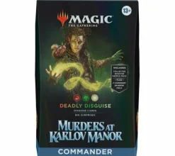 Wizards of the Coast Magic Series>Magic: Murders At Karlov Manor - Commander Deck: Deadly Disguise