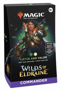 Wizards of the Coast Magic Series>Magic: Wilds Of Eldraine - Commander Deck: Virtue And Valor