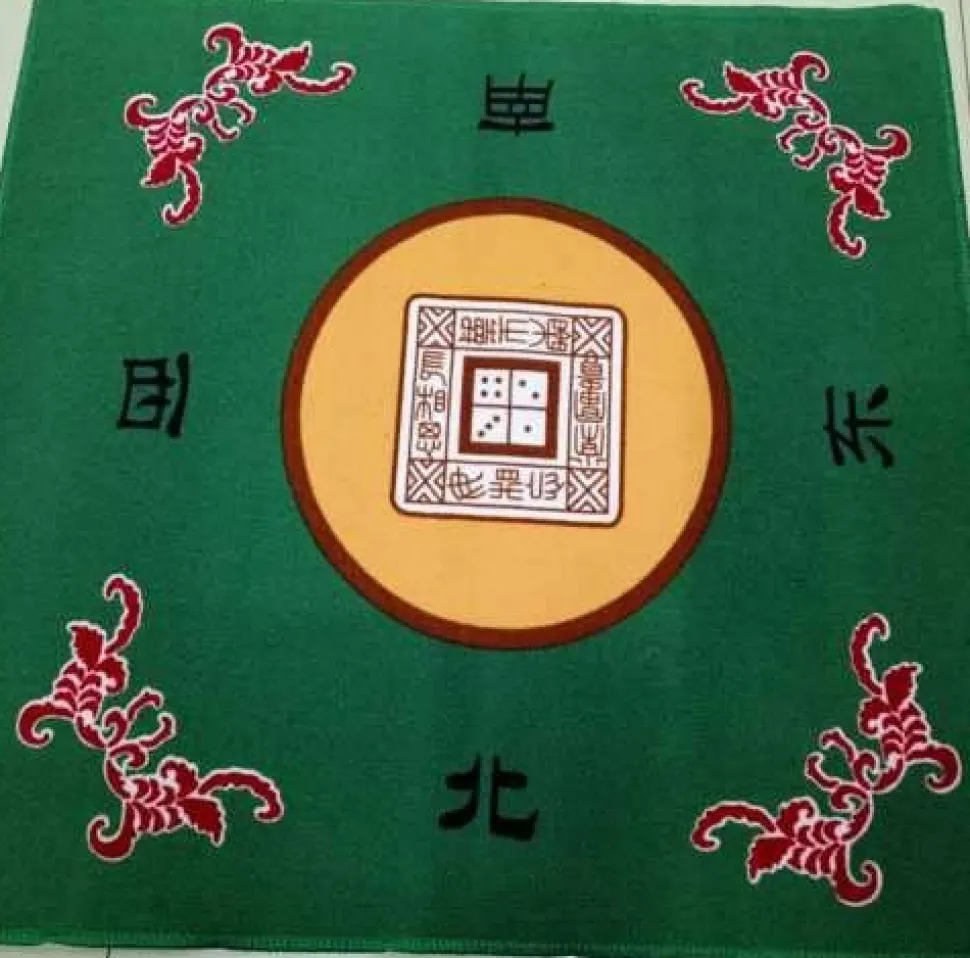 Hot Games Mahjong>Mah-Jong Speelkleed Stof 80 X 80 Cm
