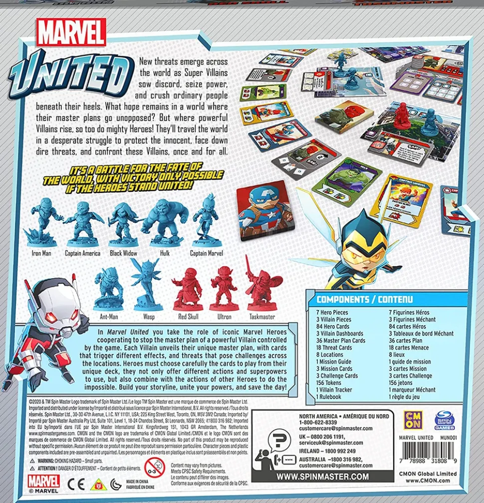Cool Mini or Not Samenwerking Bordspel>Marvel United - Base Game
