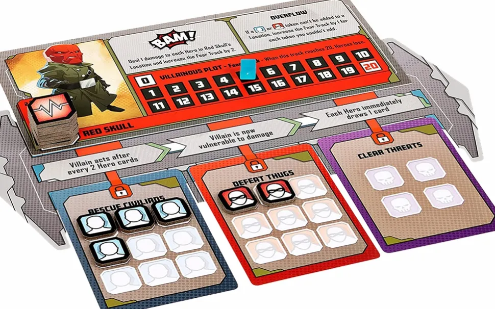 Cool Mini or Not Samenwerking Bordspel>Marvel United - Base Game