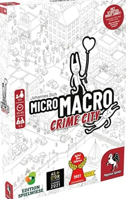 Pegasus Spiele Samenwerking Bordspel>Micromacro - Crime City En
