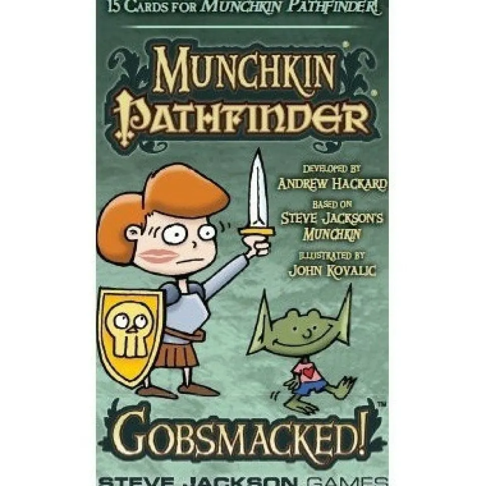 Steve Jackson Games Munchkin>Munchkin Pathfinder Gobsmacked! Booster Pack