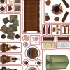 Role 4 Initiative Battlemats>Outdoors: Dungeon Dressing: Dry Erase Vinyl Stickers