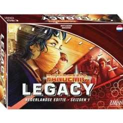 Z-Man Games Samenwerking Bordspel>Pandemic Legacy Nl - Red Edition