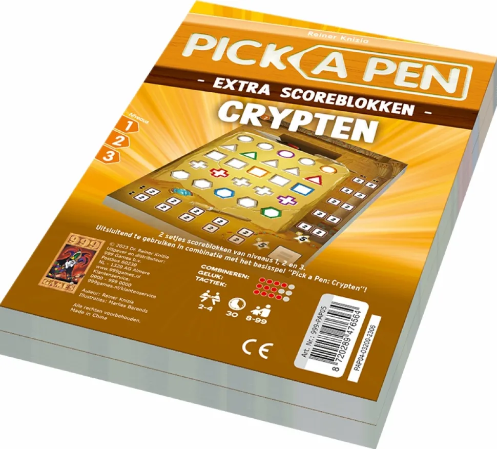 999 Games Dobbelspellen>Pick A Pen - Crypten (Scoreblokken)