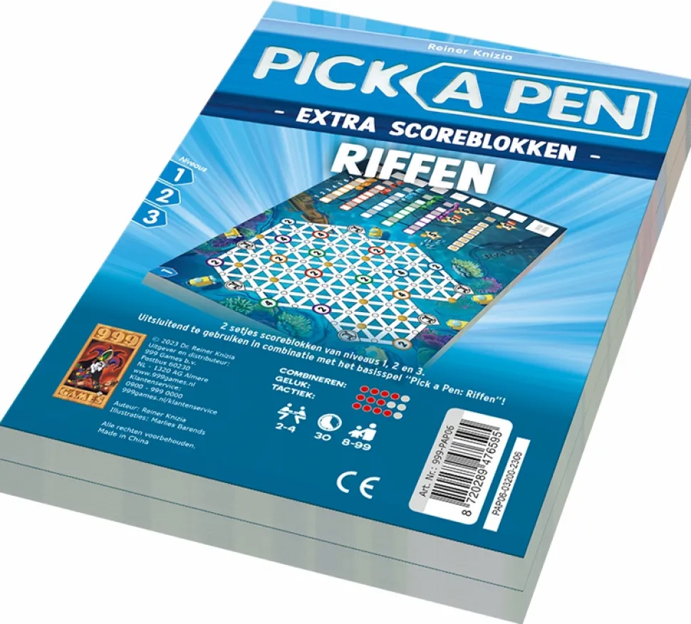 999 Games Dobbelspellen>Pick A Pen - Riffen (Scoreblokken)