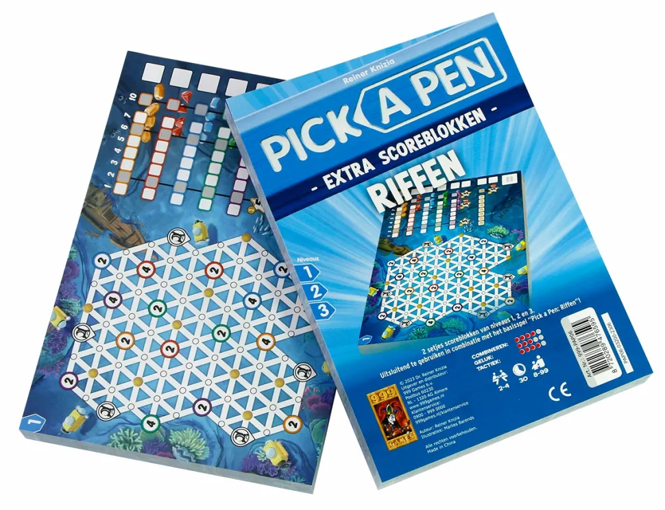 999 Games Dobbelspellen>Pick A Pen - Riffen (Scoreblokken)