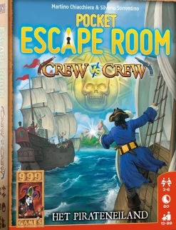 999 Games Samenwerking Bordspel>Pocket Escape Room: Crew Vs Crew