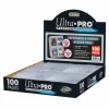 Ultra Pro Opbergmappen>4-Pocket Secure Platinum Page For Toploaders (100)