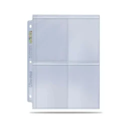 Ultra Pro Opbergmappen>4-Pocket Secure Platinum Page For Toploaders (100)