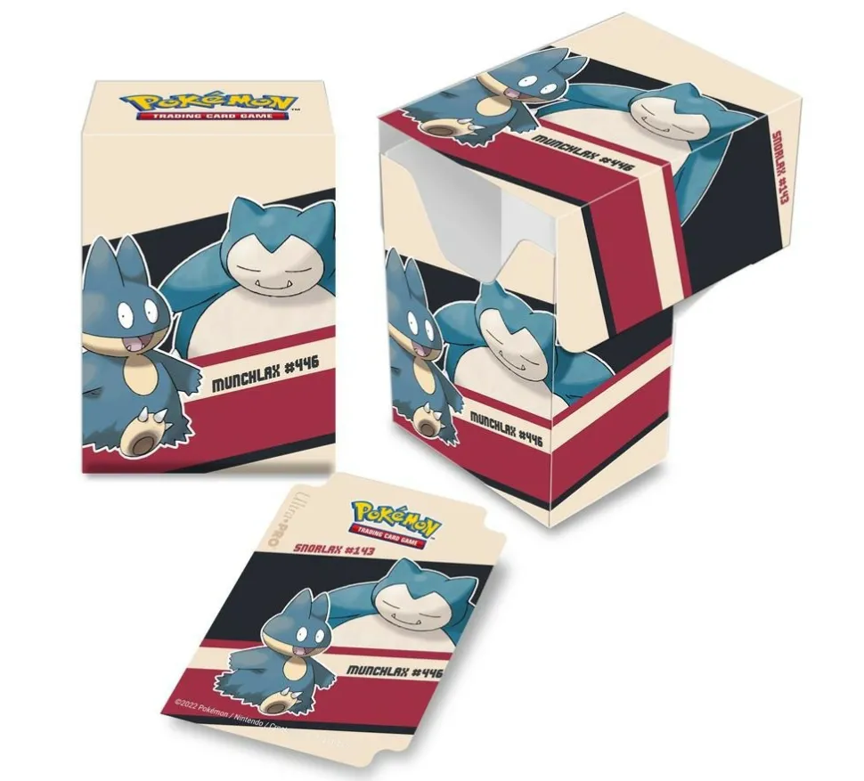 Ultra Pro Deckboxen>Pokemon: Deckbox Snorlax And Muchlax