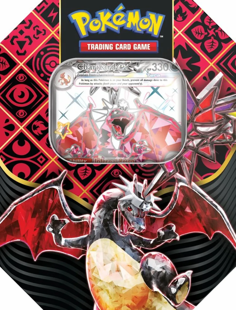 Pokemon USA Pokemon Series>Pokemon Paldean Fates Ex Tin - Charizard