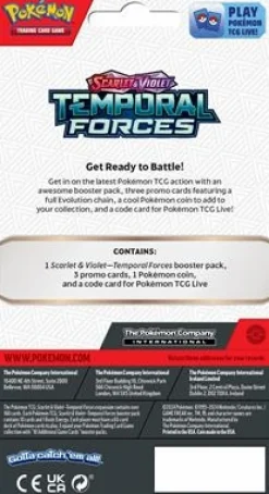Pokemon USA Pokemon Series>Pokemon Temporal Forces Checklane - Baxcalibur