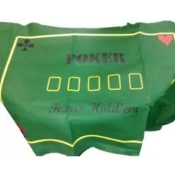 Hot Games Roulette / Poker>Pokerkleed Texas Hold'Em Gr.Vilt 180X90Cm