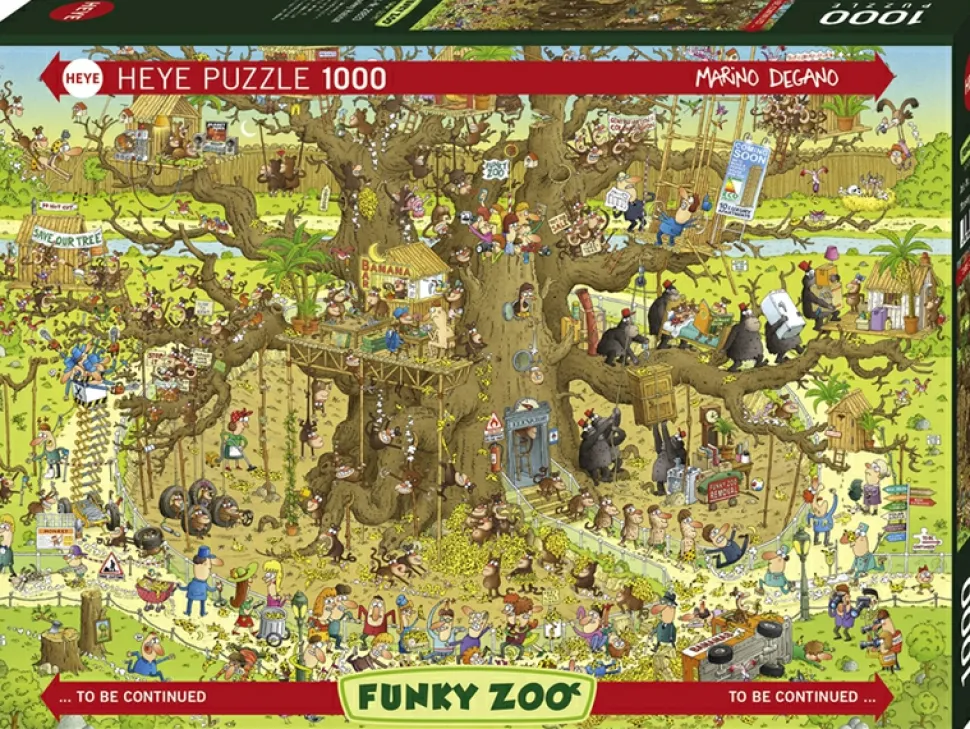 Heye Puzzle 1000 Stukjes>Puzzel Monkey Habitat - 1000 Stukjes