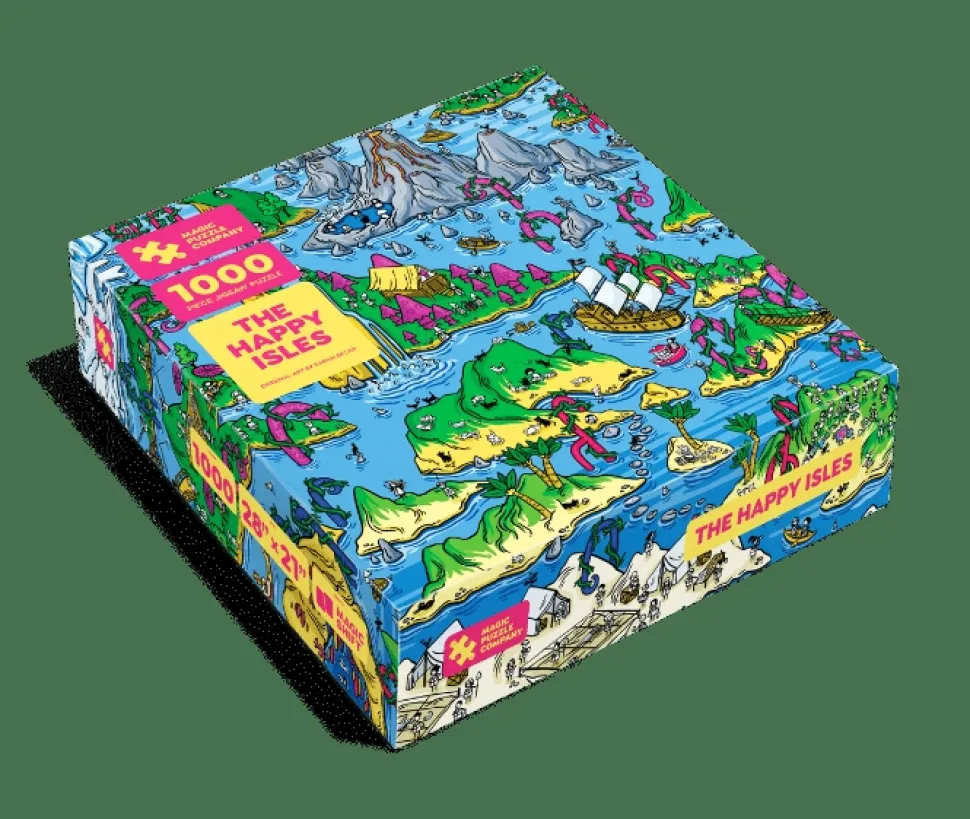 Magic Puzzle Company 1000 Stukjes>Puzzel: The Happy Isles