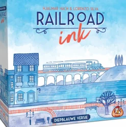 White Goblin Games Dobbelspellen>Railroad Ink (Diepblauwe Versie) - Dobbelspel