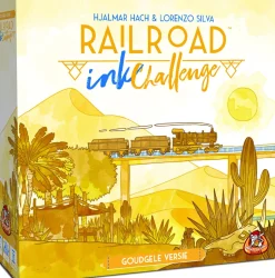 White Goblin Games Dobbelspellen>Railroad Ink (Goudgele Versie) - Dobbelspel