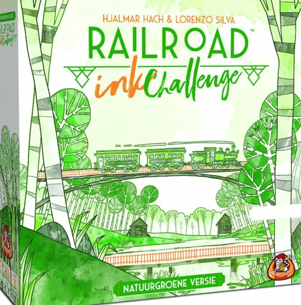 White Goblin Games Dobbelspellen>Railroad Ink (Natuurgroene Versie) - Dobbelspel