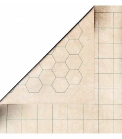 Chessex Battlemats>Reversible Battlemat Groot (1 Inch Grote Hexes En Vierkanten)
