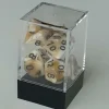 Spellenhuis Dobbelstenen>Rpg Dice Set (7) Double Color Bruin Wit