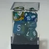 Spellenhuis Dobbelstenen>Rpg Dice Set (7) Double Color Blauw Goud