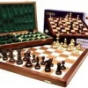 Hot Games Schaaksets>Schaakcassette - Ingelegd Mahonie / Essenhout